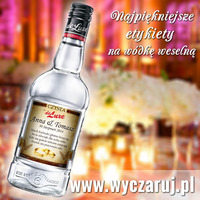 Producent naklejek i etykiet na wodke weselna etykiety na wodke weselna deluxe czysta gorzka zoladkowa