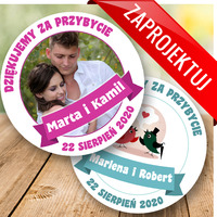 okrągłe etykiety personalizowane naklejki okrągłe personalizowane
