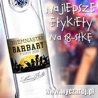 Producent etykiet na wodke bols osiemnastka naklejki etykiety na wodke urodzinowa osiemnastkowa bols