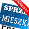 baner reklamowy z napisem sprzedam dom baner sprzedam mieszkanie, dom, dzialke